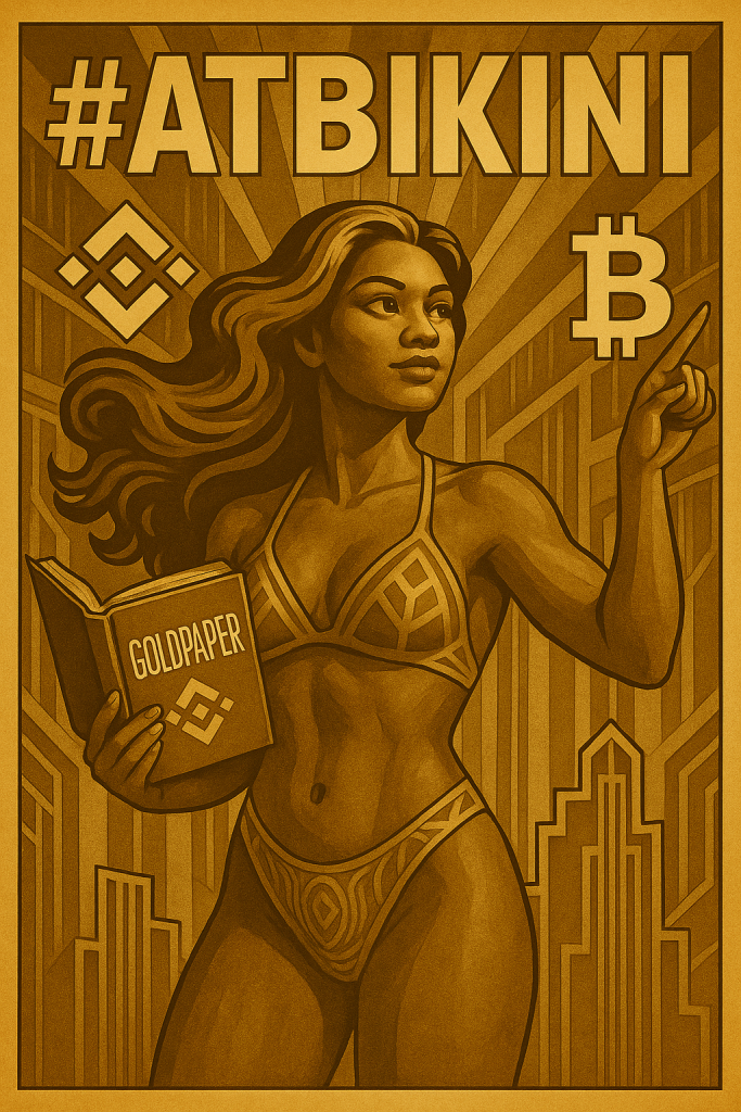 All Time Bikini, ATBikini Meme of Manifest destiny with Goldpaper too in 9:16