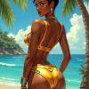 solomon islands 2 atbikini woman